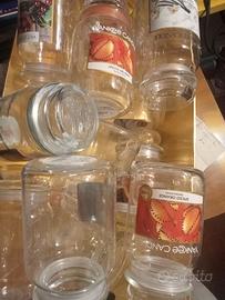 Vasi vetro tipo yankee candle grandi medie ottime