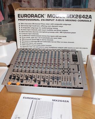 Behringer MX2642A mixer 26 canali - mai usato