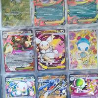 Lotto carte pokemon 11 carte ex futoriserie