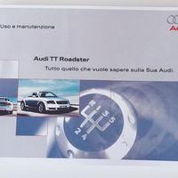 Libretto di manutenzione Audi TT roadster in copia