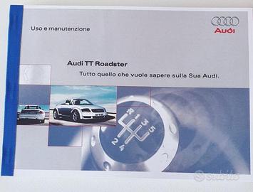 Libretto di manutenzione Audi TT roadster in copia