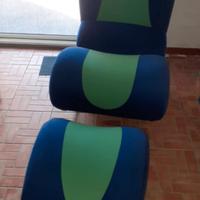 Poltrona più poggia piedi 