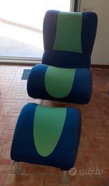 Poltrona più poggia piedi 