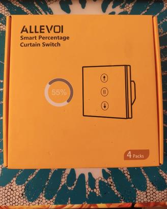 4 x Interruttore tapparelle con percentuale  CS02 