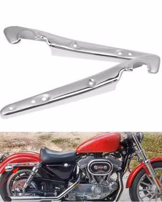 Harley Davidson Supporti parafango cromati