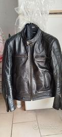 Giacca Moto in Pelle Carburo TWISTER  – Taglia M