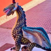PELUCHE  XL  DRAGO CON ALI
