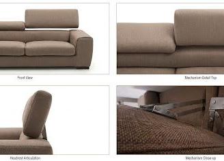 2 DIVANI SALONE COLOR TORTORA