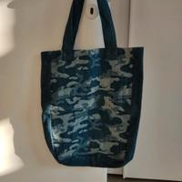 borsa a spalla in jeans