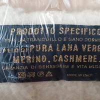 coperta in lana merino cashmere a 2 piazze