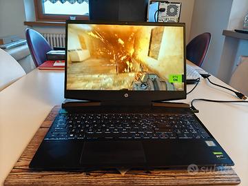 HP Pavillion Gaming i7 (9a gen) 16 gb 512 SSD GTX