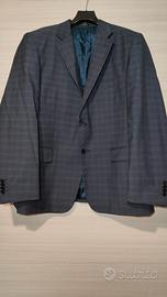 💎 Giacca uomo in lana vergine blu Tg. 56 💎