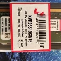 RAM SO DIMM 16GB PC4 2666 NUOVA