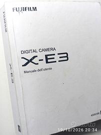 Manuale utente Fuji Fujifilm X-E3  XE3  ITALIANO! 
