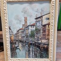 Quadro olio su tela Venezia