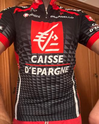 Maglia ciclista bici Nalini Caisse D’Epargne tg. L
