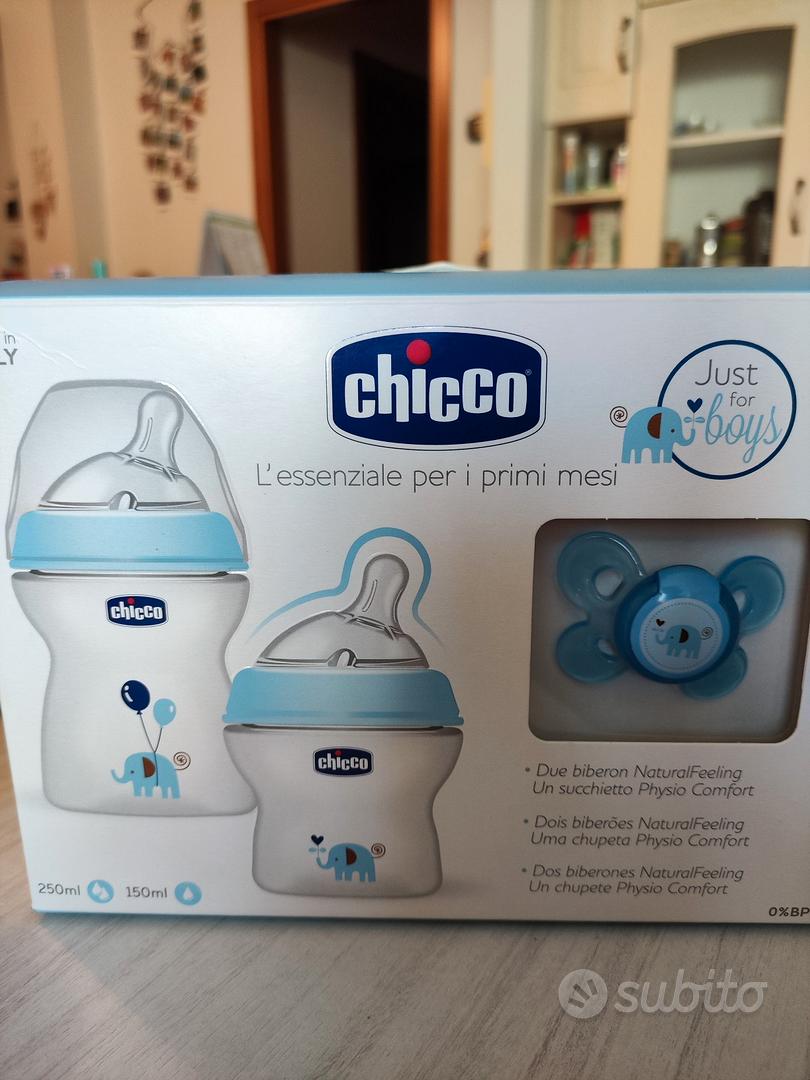 CHICCO BIBERON NATURAL FEELING 0 MESI + BOY 150ML