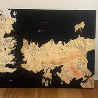 Mappa di Westeros - Stampa su tela