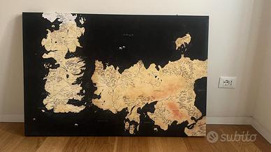 Mappa di Westeros - Stampa su tela