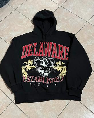 Felpa nera Bershka - Taglia S ma veste L