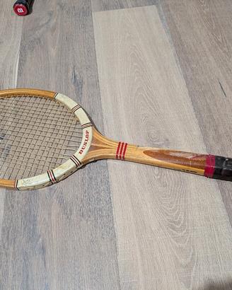 racchetta da tennis vintage dunlop