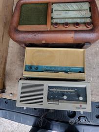 3 radio valvolari d'epoca (in stock)