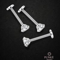 Combo 3 piercing punti luce