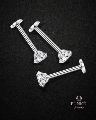 Combo 3 piercing punti luce