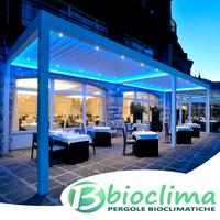 Pergola bioclimatica 6x4 m lamelle motorizzata LED