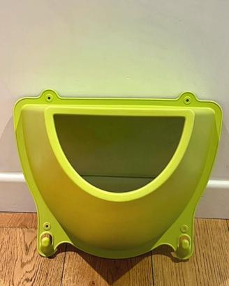 Mensola contenitore Ikea Krokig verde fluo
