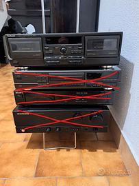 Impianto stereo Hi-Fi vintage anni ’90