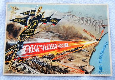 Cartolina 2° RGT. D’ASSALTO CCNN DIV.NE "LITTORIO"