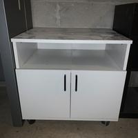 Mobiletto negozio casa commerciale 2 ante bianco