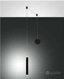 Lampada a sospensione con diffusore tubolare FABAS