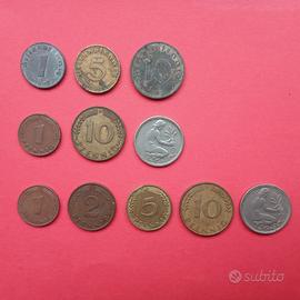 Monete Germania e Jugoslavia