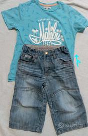 pantaloncino C&A Jeans Palomino + Tshirt