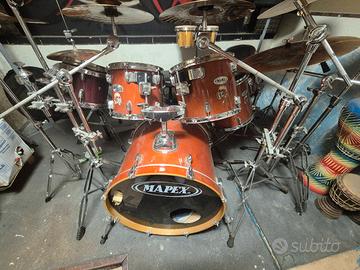 batteria mapex e piatti ufip tiger