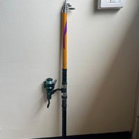 canna da pesca con mulinello