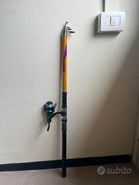 canna da pesca con mulinello