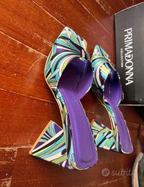 Scarpe sandalo con tacco