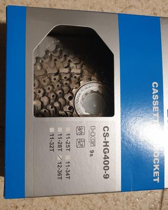 Cassetta 9v Shimano CS-HG400-9 12-36T