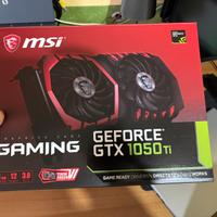 SCATOLA BOX MSI GeForce GTX 1050ti Gaming