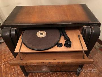 Giradischi in radica 78 giri