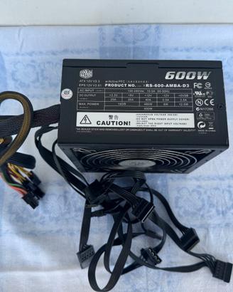 Alimentatore Cooler Master Silent Pro M600 600W