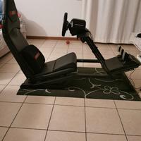 X-box serie X+postazione guida+volante-pedaliera