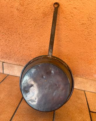 Padella vintage in rame/metallo