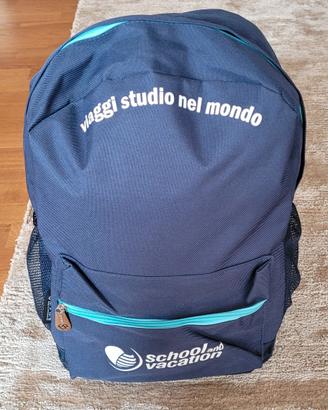Zaino per scuola e sport - blue