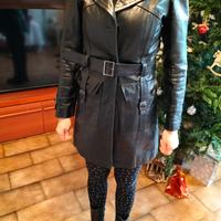 Trench in vera pelle Dreamers tg xs