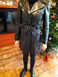 Trench in vera pelle Dreamers tg xs