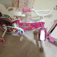 Bicicletta Principesse Disney età 5-6 anni 12"